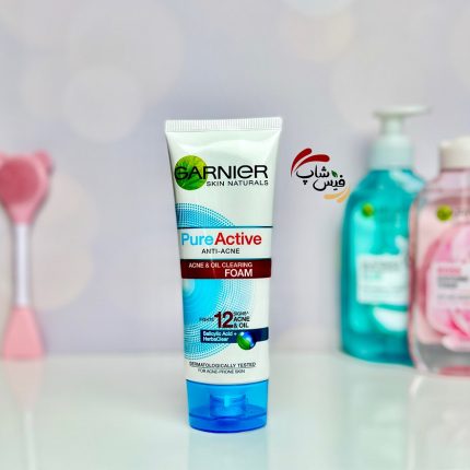 شوینده صورت ضدجوش گارنیر سری Pure Active