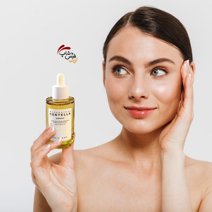 آمپول التیام بخش سنتلا ماداگاسکار اسکین 1004 SKIN1004 Madagascar Centella Ampoule 55ml - Image 2