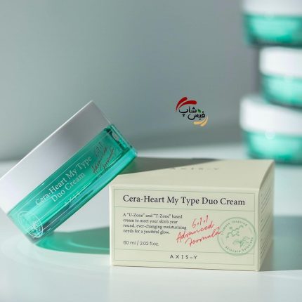 مرطوب کننده دوگانه و تسکین دهنده اکسیس وای AXIS-Y Cera Heart My Type Duo Cream 60ml