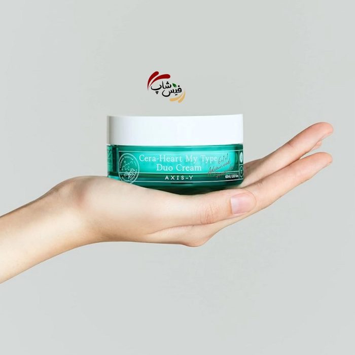 مرطوب کننده دوگانه و تسکین دهنده اکسیس وای AXIS-Y Cera Heart My Type Duo Cream 60ml - Image 2