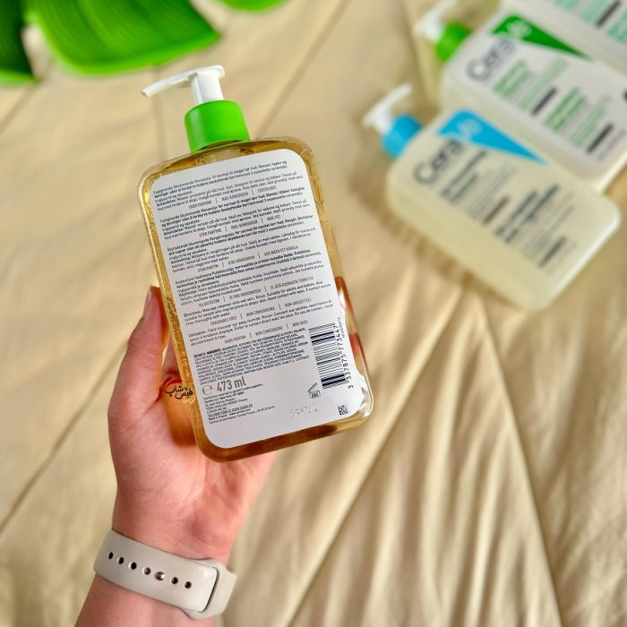 فوم شستشو روغنی پوست خشک و حساس سراوی 473ml - Image 3