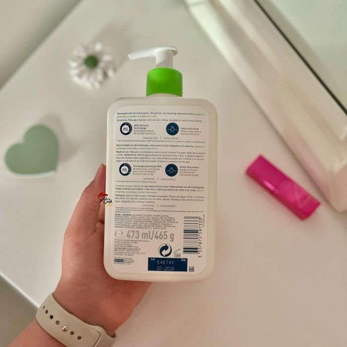 فوم شوینده پوست نرمال تا خشک Hydrating سراوی 473ml - Image 3