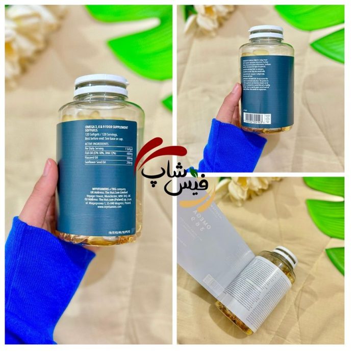 کپسول امگا 369 مای ویتامینز 120عددي - Image 2