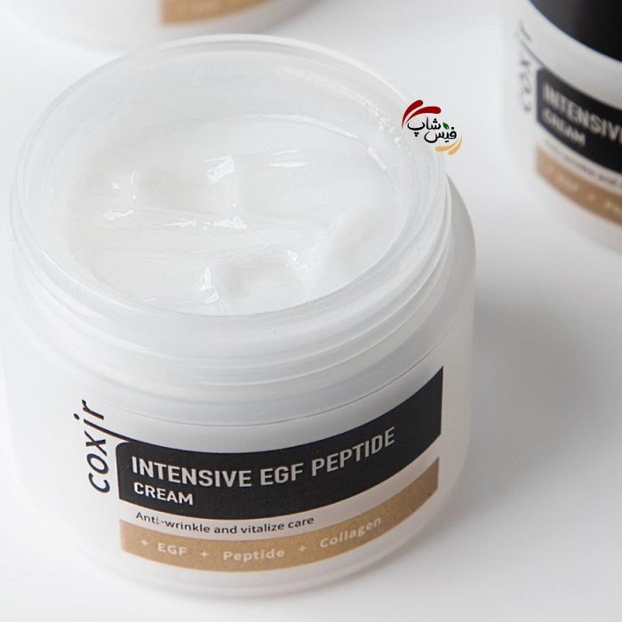 کرم کوکسیر پپتید فشرده ابرسان وضد پیری قوی کلاژن ساز 50 میل COXIR Intensive EGF Peptide Cream - Image 2