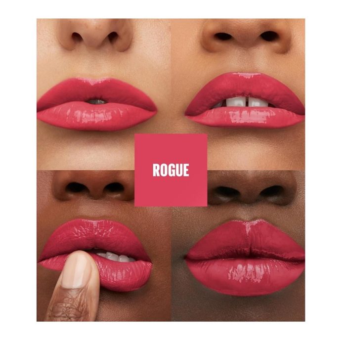 رژ لب مایع براق سوپر استی میبلین رنگ Rogue 145 - Image 2