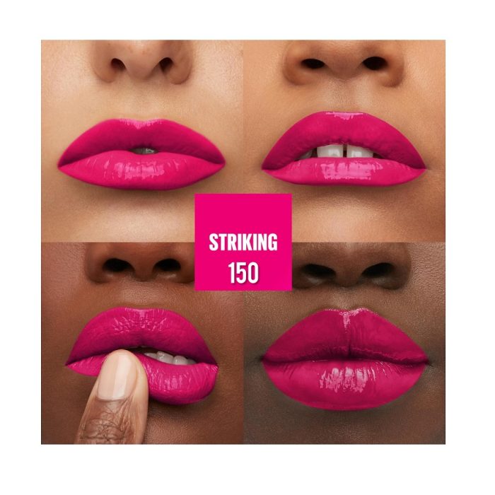 رژ لب مایع سوپر استی میبلین VINYL INK رنگ STRIKING شماره 150 - Image 2