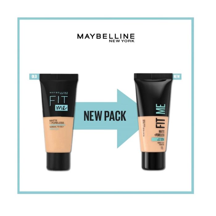 کرم پودر اورجینال میبلین مدل فیت می تیوپی | MAYBELLINE FIT ME MATTE + PORELESS FOUNDATION - Image 5
