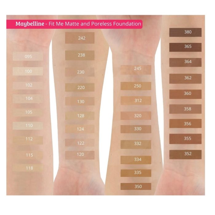 کرم پودر اورجینال میبلین مدل فیت می تیوپی | MAYBELLINE FIT ME MATTE + PORELESS FOUNDATION - Image 7