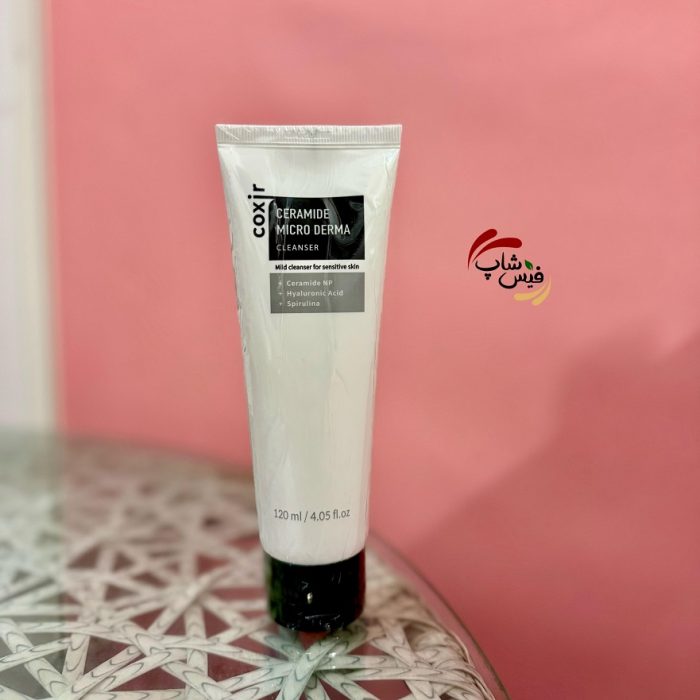 شوینده مرطوب کننده کوکسیر میکرو درما سرامید 120 میل Coxir Ceramide Micro Derma Cleanser - Image 2