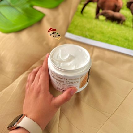 کرم ماساژ برنج آبرسان و ضدلک صورت و بدن پریویا 300 ml