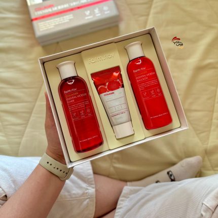 پک روتین سرامید و کلاژن فارم استی جوانساز Farm Stay Collagen Essential Moisture Skin Care Special Set