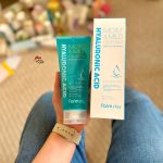 ژل فوم مرطوب کننده هیالورونیک اسید فارم استی Farmstay Hyaluronic Acid Moist & Mild Gel Foam