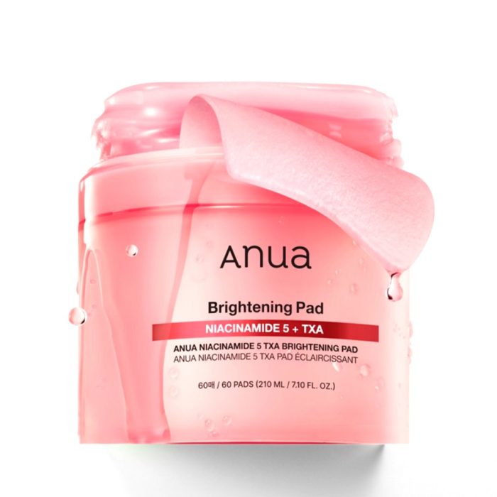 پد تونر ترانگزامیک اسید و نیاسینامید 5 درصد ضد لک و روشن کننده آنوا Anua Niacinamide 5 TXA Brightening Pad - Image 5