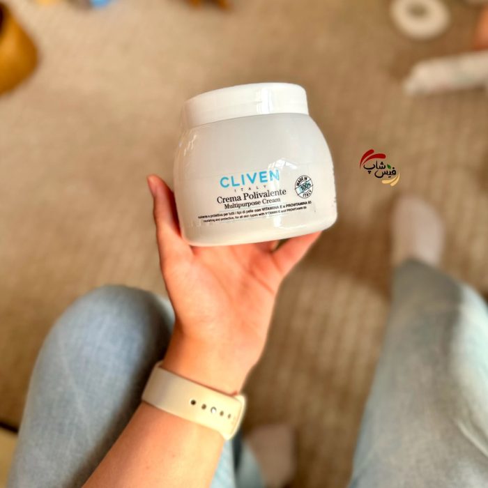 کرم کاسه ای آبرسان و مرطوب کننده قوی چند منظوره کلیون اورجینال ایتالیا مدل Multipurpose Cream حجم 400 میلی لیتر - Image 2