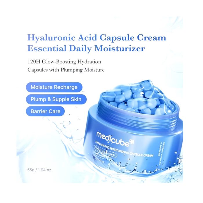 کرم کپسولی هیالورانیک آبرسان 120 ساعت مدی کیوب medicube Hyaluronic Acid Capsule Cream - Image 3