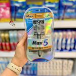 تیغ اصلاح Max ژیلت مکس 5تیغ با 8 سری