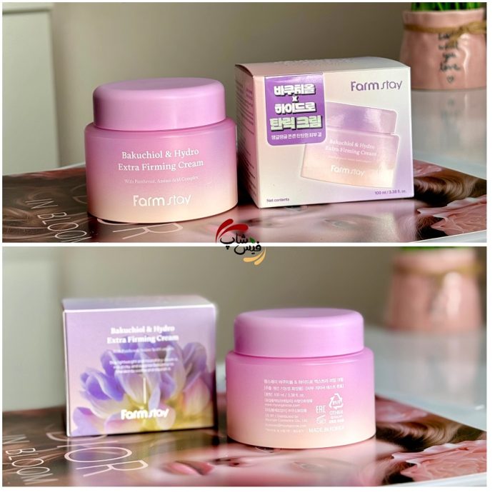 کرم سفت کننده قوی باکوچیول و هیدرو اکسترا فارم استی [Farmstay] Bakuchiol & Hydro Extra Firming Cream 100ml - Image 3