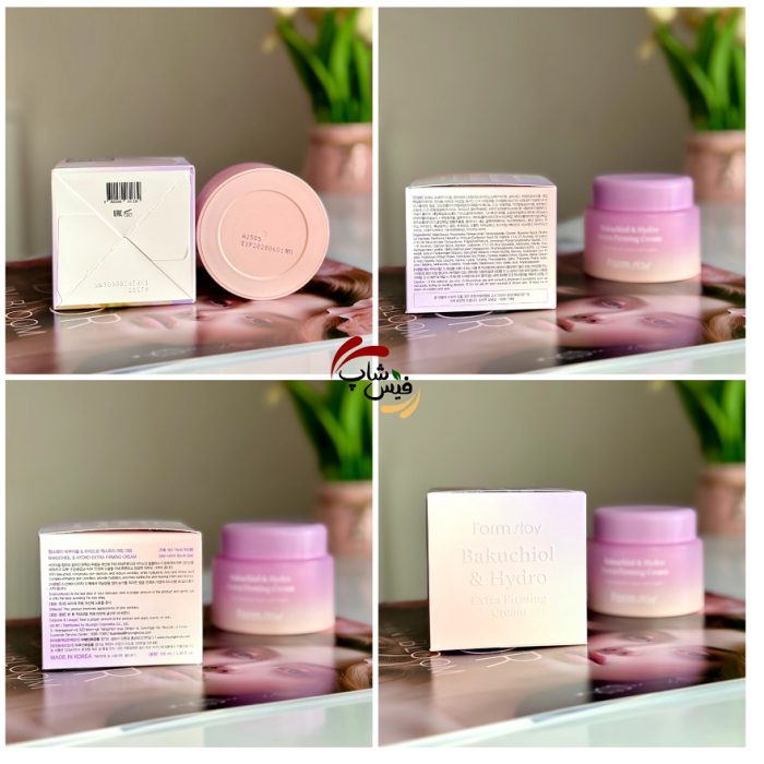 کرم سفت کننده قوی باکوچیول و هیدرو اکسترا فارم استی [Farmstay] Bakuchiol & Hydro Extra Firming Cream 100ml - Image 4