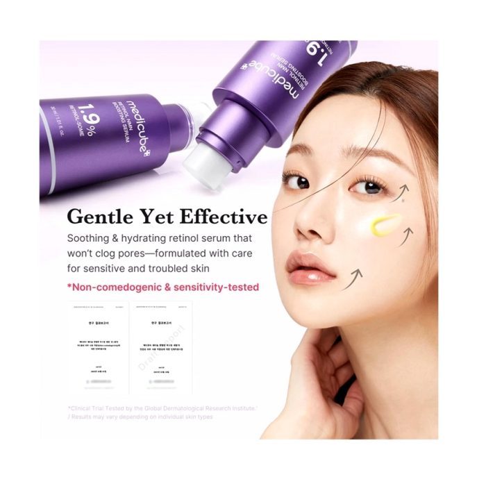 سرم رتینول جوانساز مدی کیوب Medicube Retinol NMN Boosting Serum 1.9% - Image 4