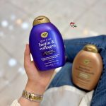 شامپو او جی ايکس بیوتین و کلاژن OGX BIOTIN & COLLAGEN ضد ریزش و ضخیم کننده حجم385ml اصل