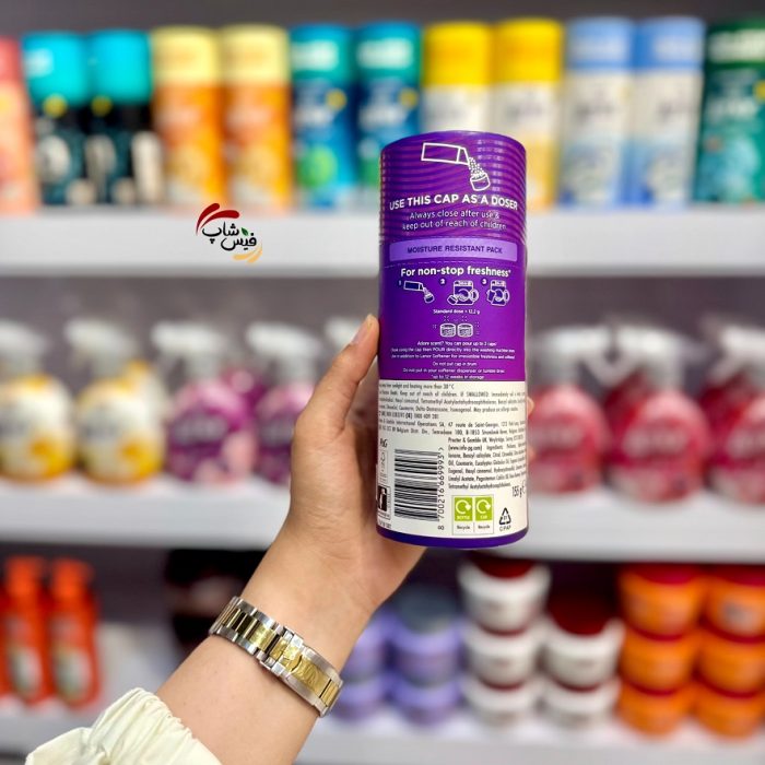 دانه خوشبوکننده لباس لنور با رایحه شکوفه لوندر Lenor Exotic Bloom وزن 155 گرم - Image 2