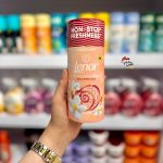خوشبو کننده لباس لنور با رایحه یاس و سدر سفید Lenor Jasmine & White Cedar وزن 155 گرم