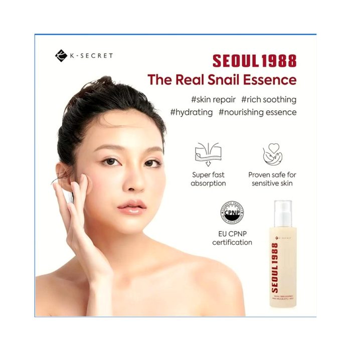 اسنس موسین حلزون و برنج سئول 1998 کی سکرت KSECRET SEOUL 1988 Essence Snail Mucin 97% - Image 2