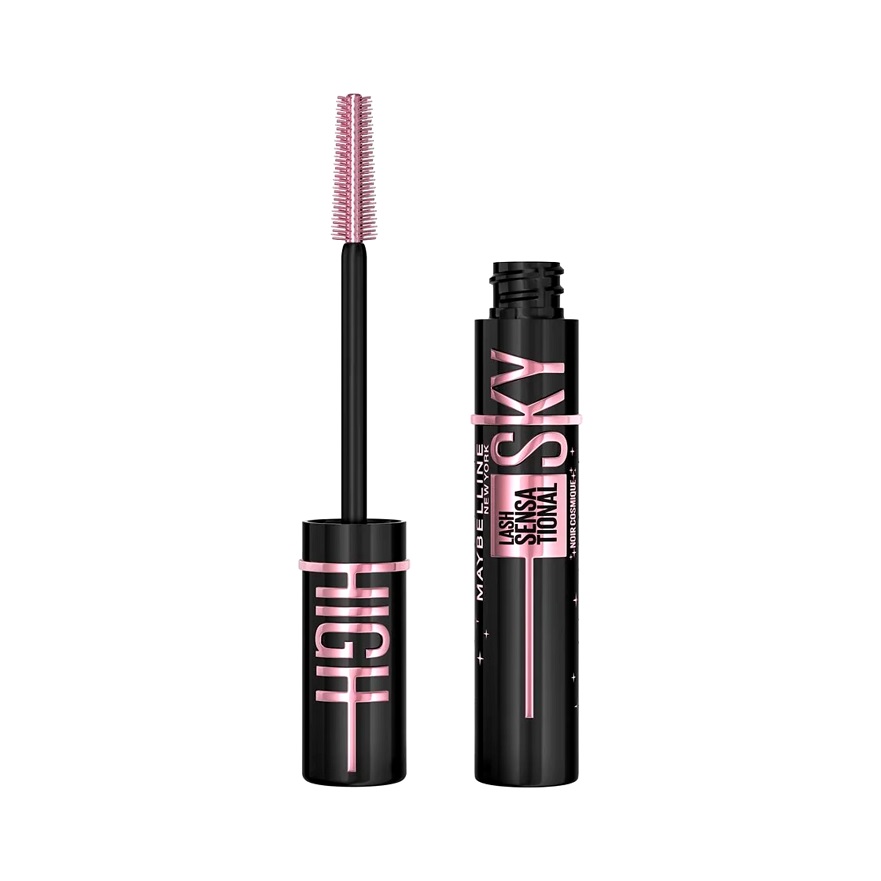 InShot_20260927_001133592 ریمل بلندکننده و حجم دهنده میبلین مدل اسکای های (بنفش) Maybelline Lash Sensational Sky High Mascara plum twilight - Image 1