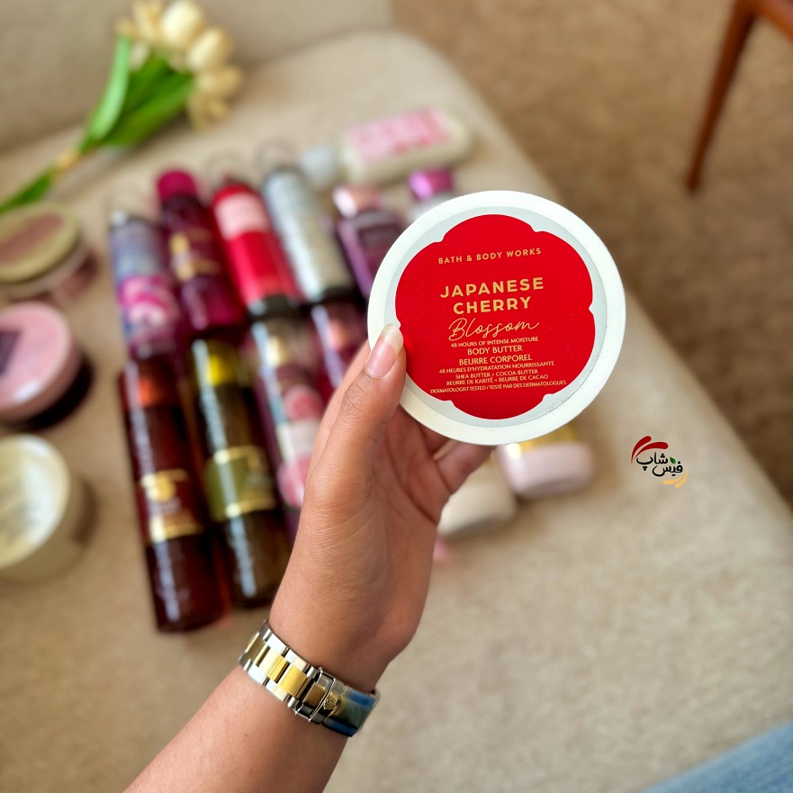 InShot_20260927_001431028 کره بدن شکوفههای گیلاس ژاپنی بث اند بادی Bath & Body - Image 1