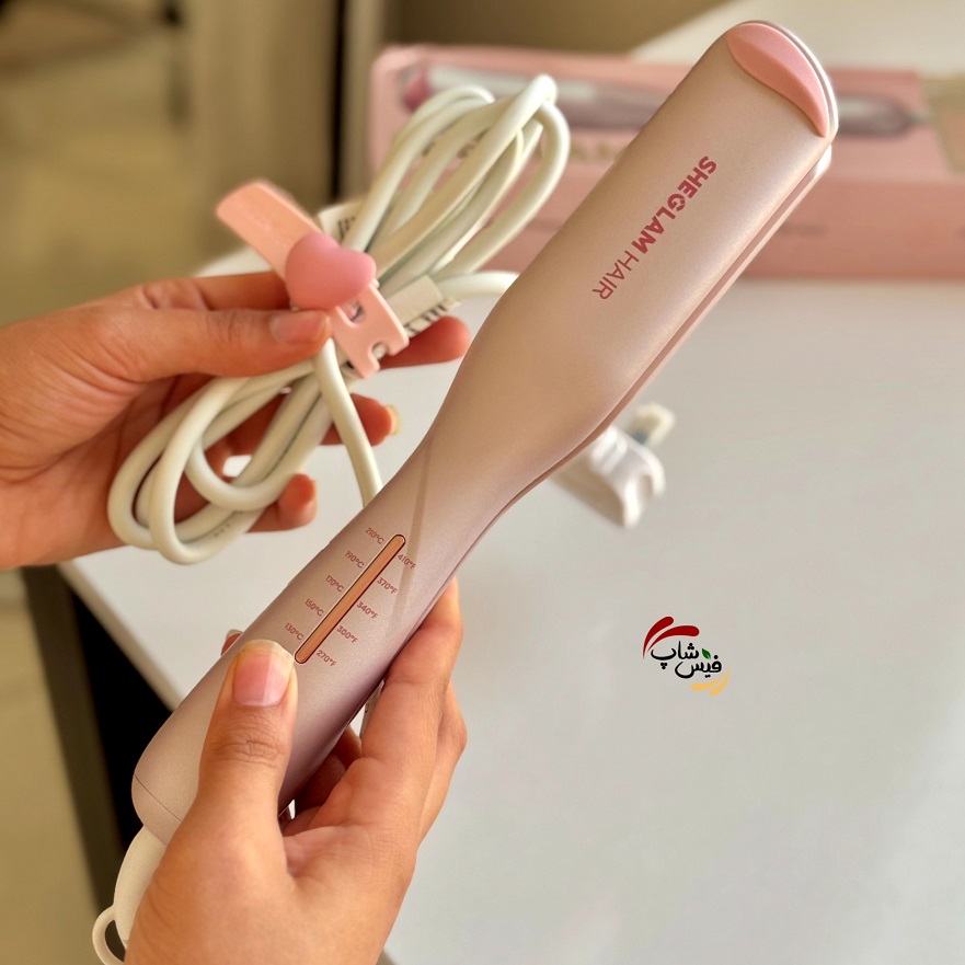 InShot_20260927_002710197 دستگاه ویو کننده مو صورتی شیگلم مدل Beach Babe Hair Waver (موج ساحلی) سایز 25 - Image 1