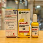 سرم کرم روشن کننده و ضدلک ویتامین سی گارنیه Vitamin C 2in1 حجم 50 میلی لیتر