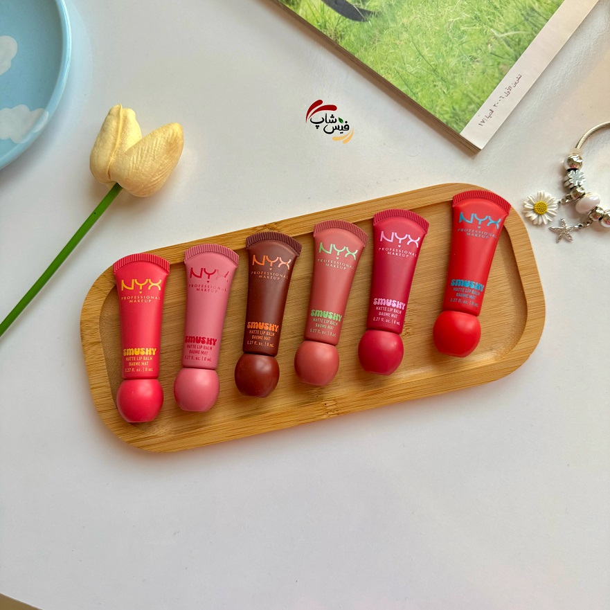 InShot_20261010_155639377 بالم لب مات نیکس مدل NYX Smushy Matte Lip Balm - Image 1